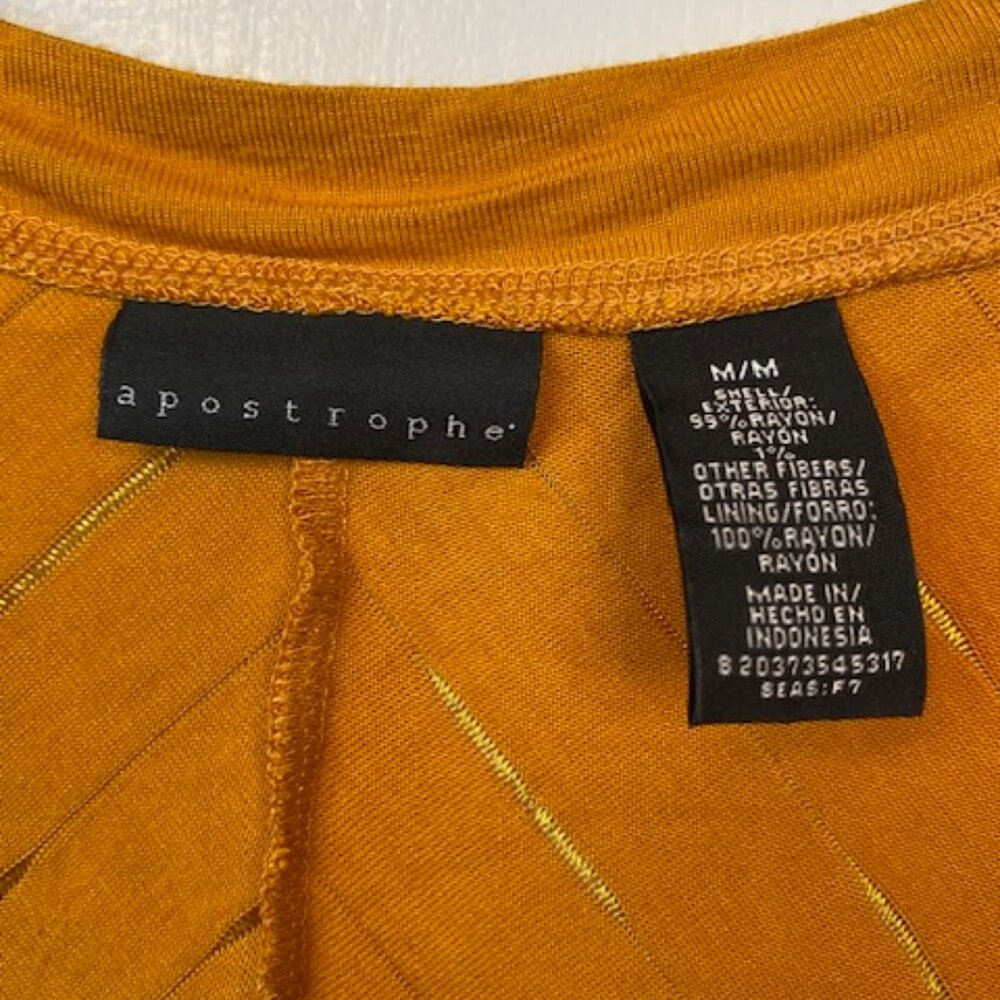Apostrophe Orange short sleeve top - Picture 5 of 8